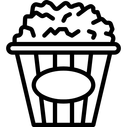 팝콘 Basic Mixture Lineal icon