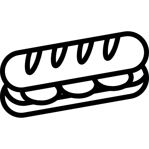 emparedado Basic Mixture Lineal icono