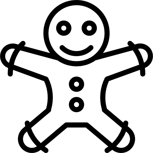 Пряничный человечек Basic Mixture Lineal иконка