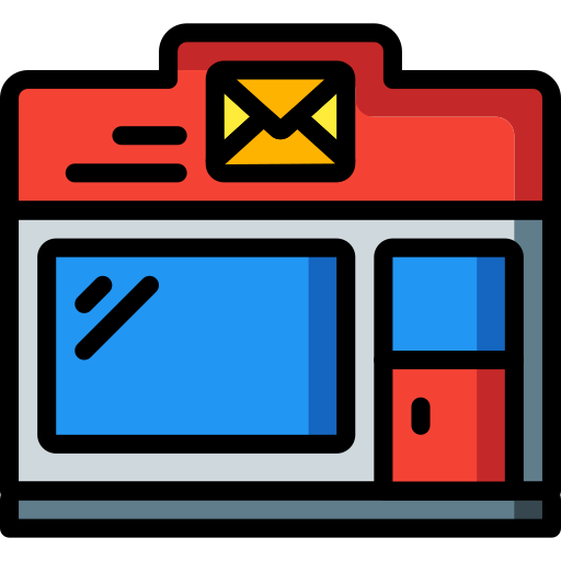 postkantoor Basic Mixture Lineal color icoon