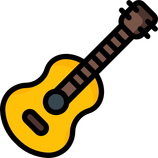 guitare acoustique Basic Mixture Lineal color Icône