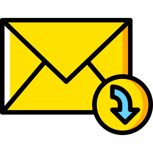 o email Basic Miscellany Yellow Ícone