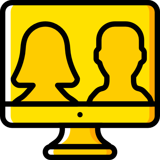 videoanruf Basic Miscellany Yellow icon
