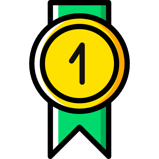 Gold medal Basic Miscellany Yellow icon