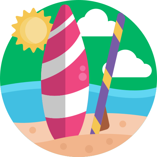 Surfboard Generic Circular icon