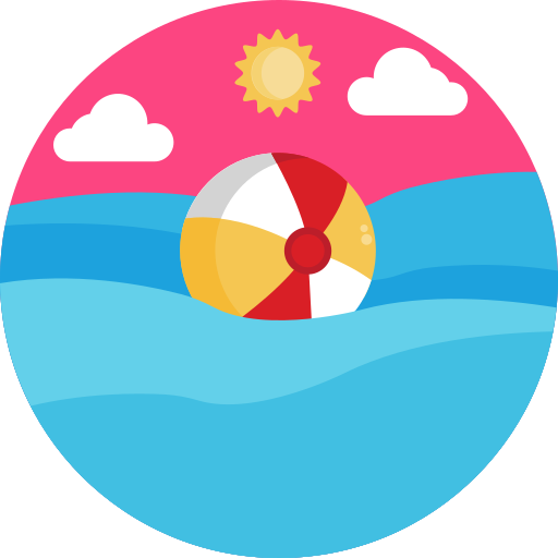 pallone da spiaggia Generic Circular icona