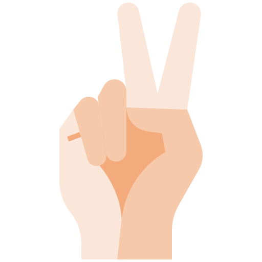 signo de la paz Generic Flat icono