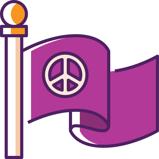 Peace flag Generic Color Omission icon