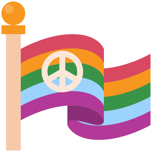 drapeau de la paix Generic Flat Icône