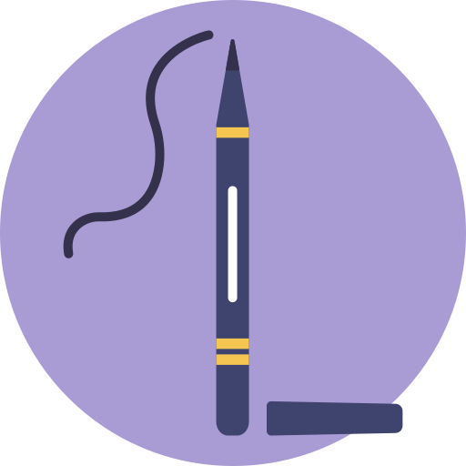 Eye pencil Generic Circular icon