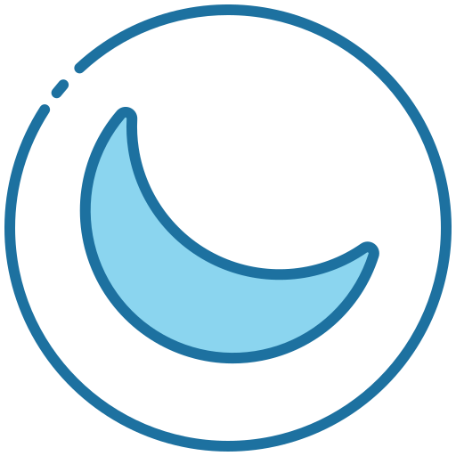 야간 모드 Generic Blue icon