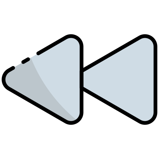 Rewind Generic Outline Color icon