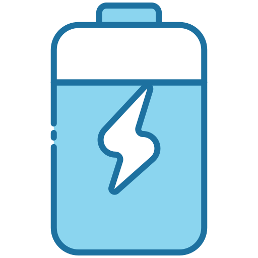 バッテリーの充電 Generic Blue icon