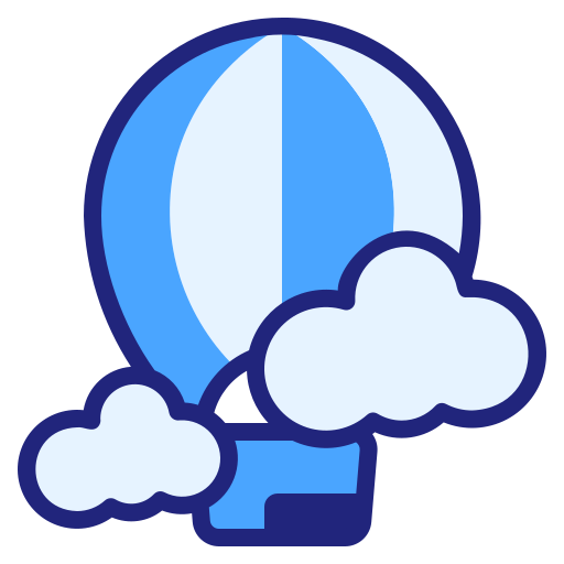 balon powietrzny Generic Blue ikona