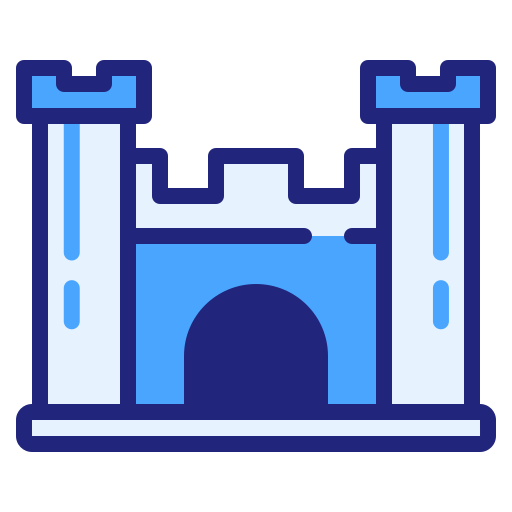 城 Generic Blue icon