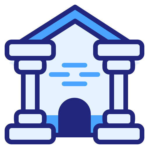 박물관 Generic Blue icon