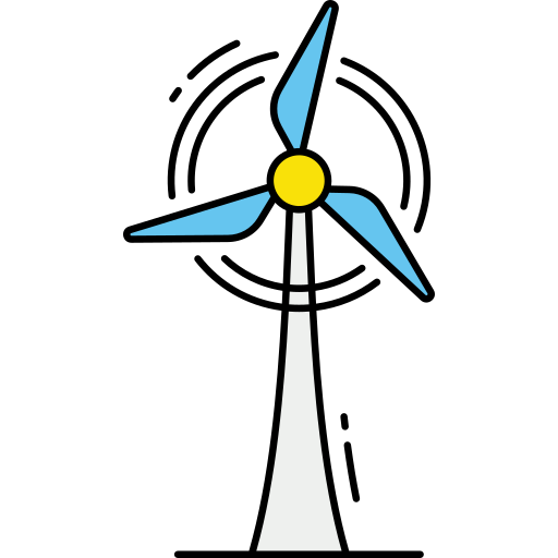 windmühle Generic Thin Outline Color icon