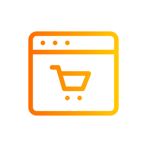 las compras en línea Generic Gradient icono