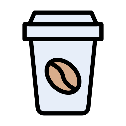 café Generic Outline Color icono