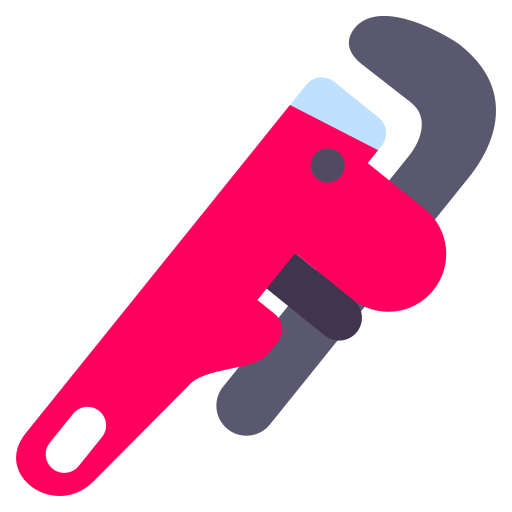 Pipe wrench Generic Flat icon