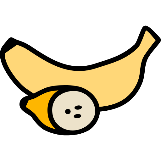 banana Generic Outline Color icono