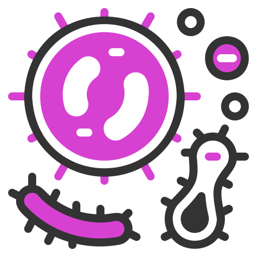 Bacteria Generic Fill & Lineal icon