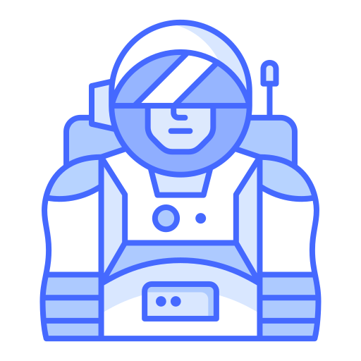 우주 비행사 Generic Blue icon