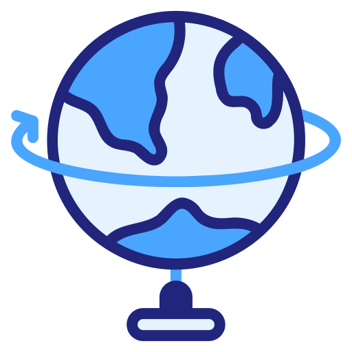 globo Generic Blue icono