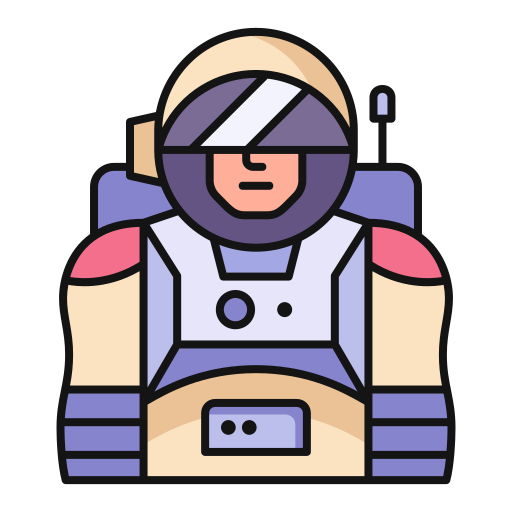 astronauta Generic Outline Color ikona