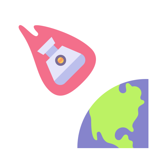 cápsula espacial Generic Flat icono