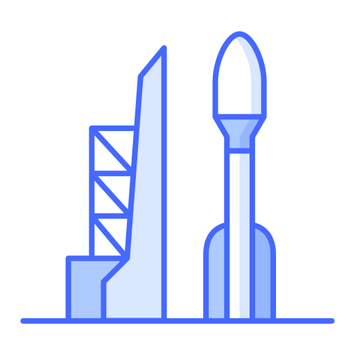 lançador de foguetes Generic Blue Ícone