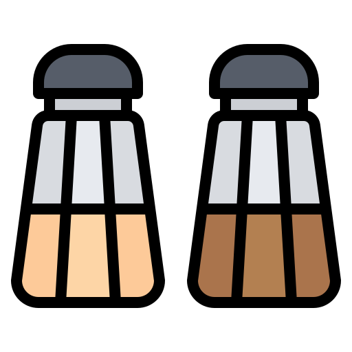 塩とコショウ Generic Outline Color icon