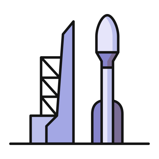 lanzacohetes Generic Outline Color icono