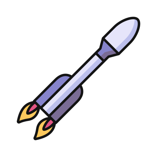 Rocket ship Generic Outline Color icon