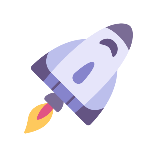 ruimteschip Generic Flat icoon