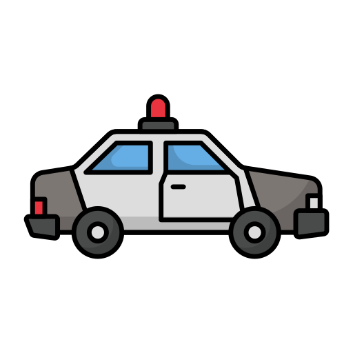 polizeiauto Generic Outline Color icon