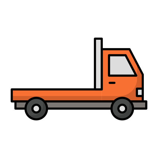 ciężarówka do przeprowadzek Generic Outline Color ikona