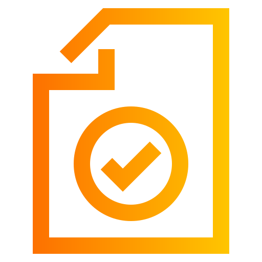 Document Generic Gradient icon