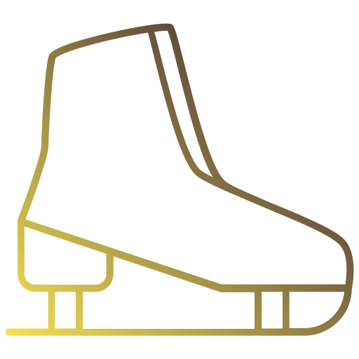 patines de hielo Generic Gradient icono