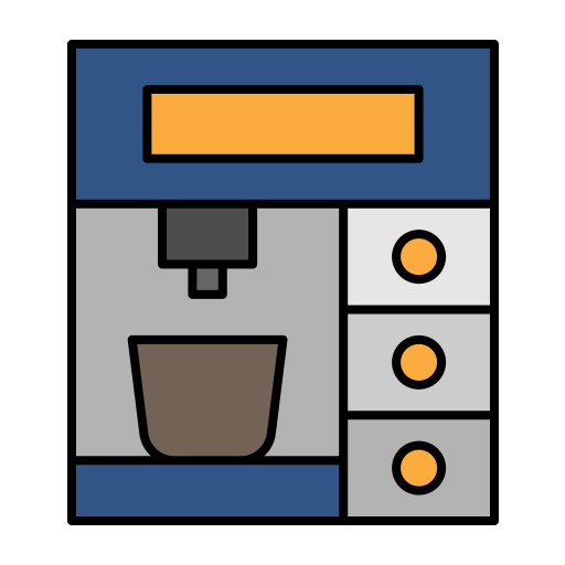 machine à café Generic Outline Color Icône