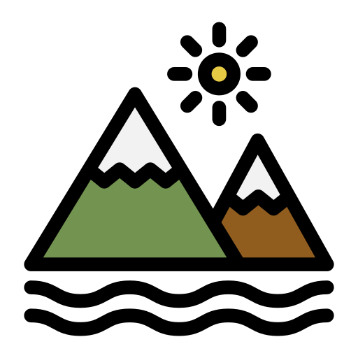 자연 Generic Outline Color icon