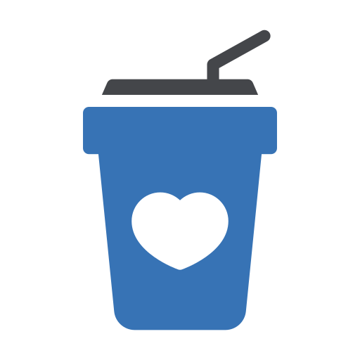 커피 샵 Generic Blue icon