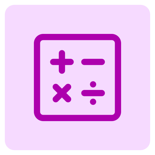 Calculator Generic Square icon