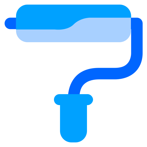 Paint roller Generic Blue icon