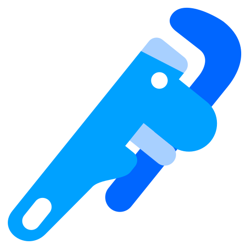 Pipe wrench Generic Blue icon
