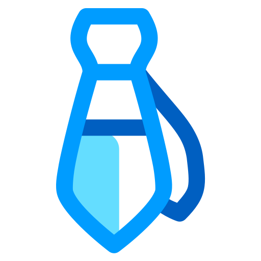 ネクタイ Generic Blue icon