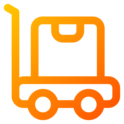 Trolley cart Generic Gradient icon