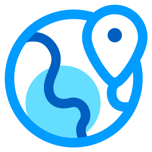weltweiter versand Generic Blue icon