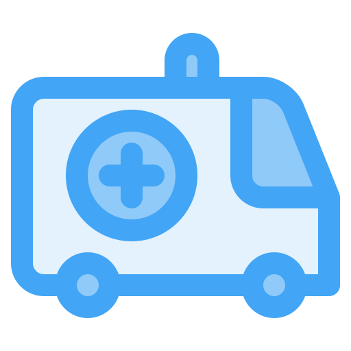 ambulance Generic Blue icoon