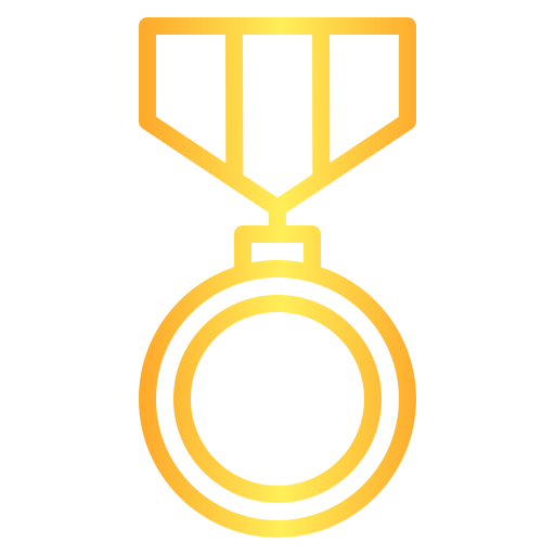 médaille Generic Gradient Icône